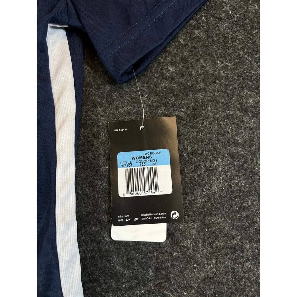 Nike Penn State Jersey Womens M Blue Lacrosse Dri Fit Swoosh NCAA Sample 707104